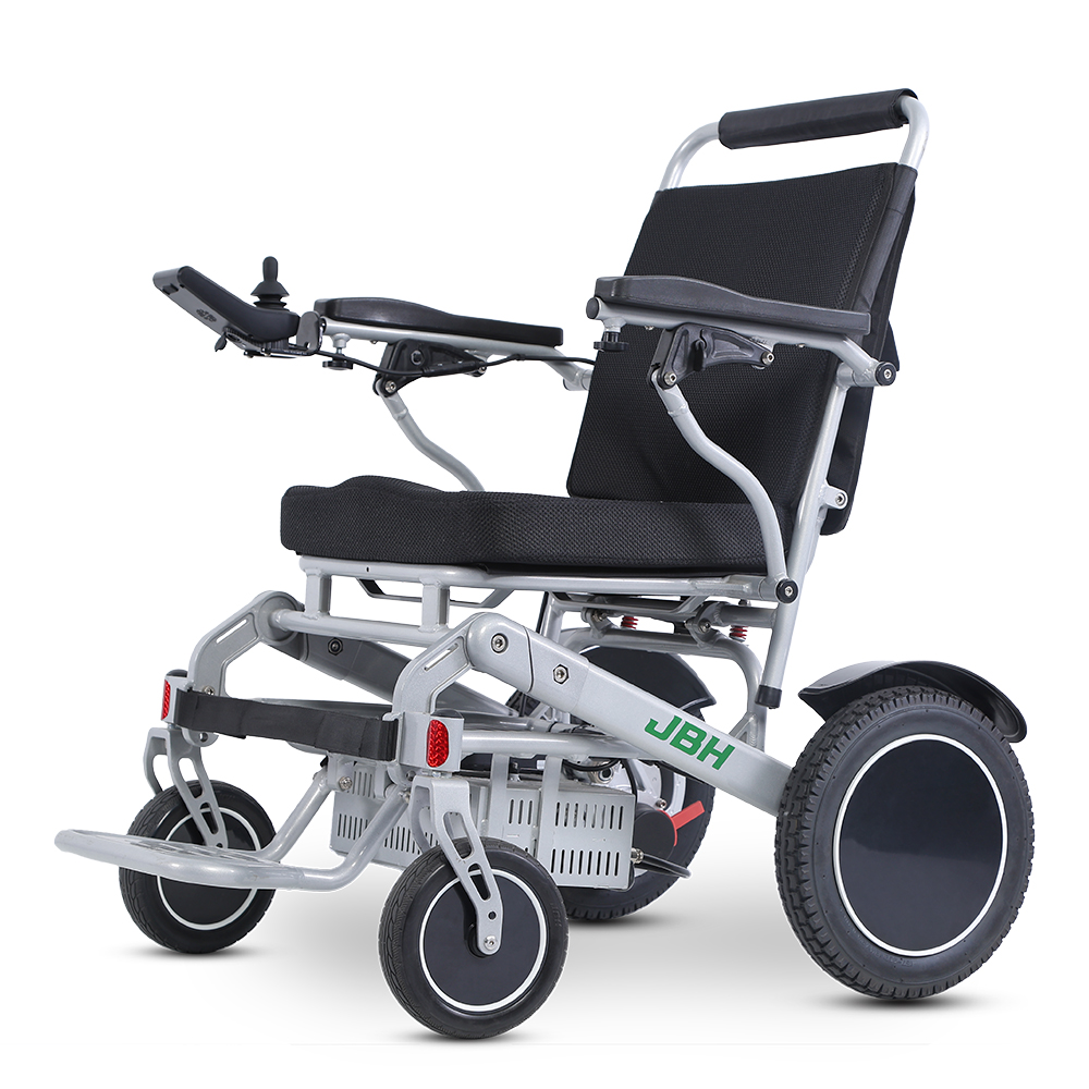 JBH Silver fällbar reselegering Power Wheelchair D10