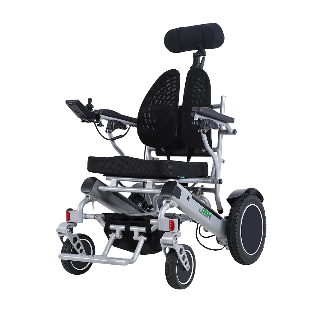 JBH Theftsäker kraft aluminiumlegering med hög rygg rullstol D11A