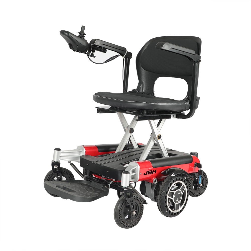 JBH Uppfällbar lätt elektrisk rullstol utomhus