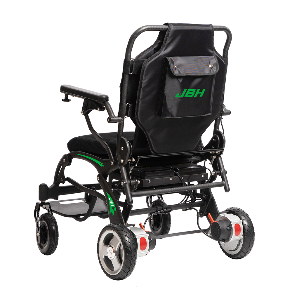 JBH Eldre hopfällbar lätt kolfiber elektrisk rullstol