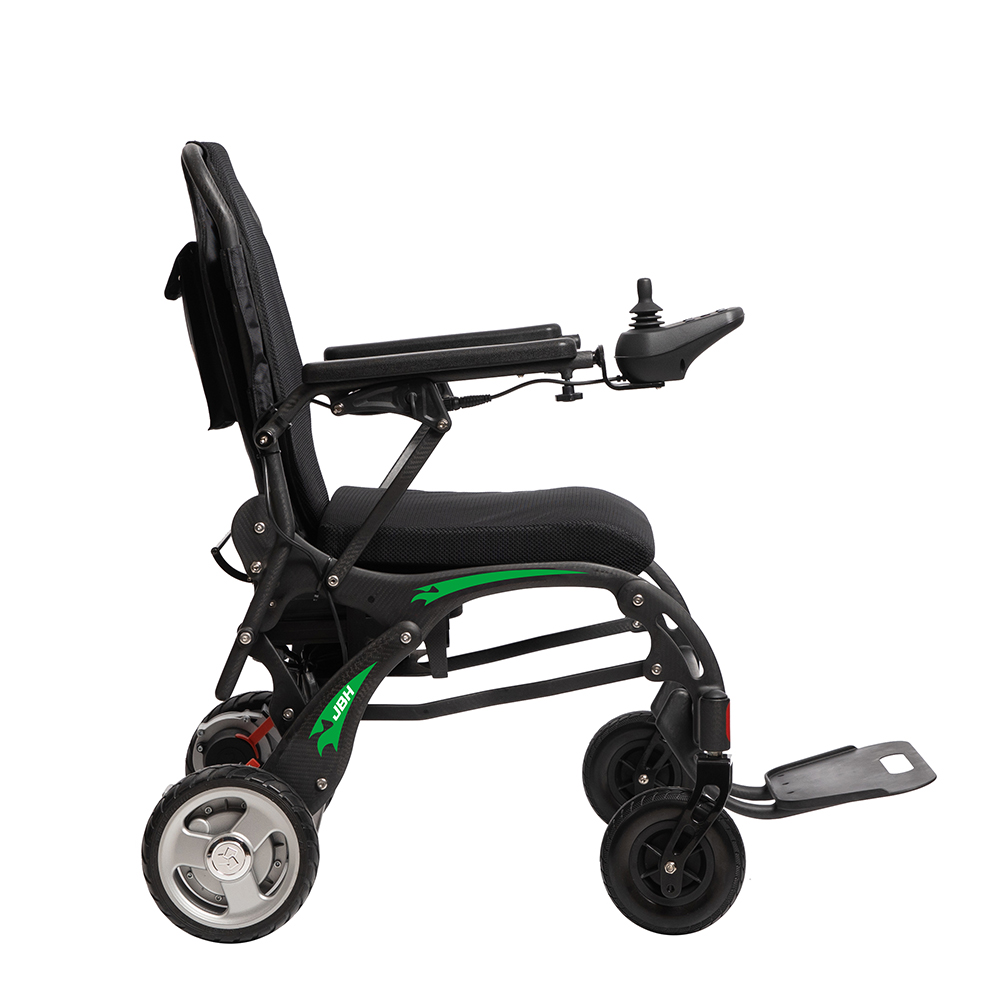 JBH Lätt hopfällbar elektrisk rullstol i kolfiber