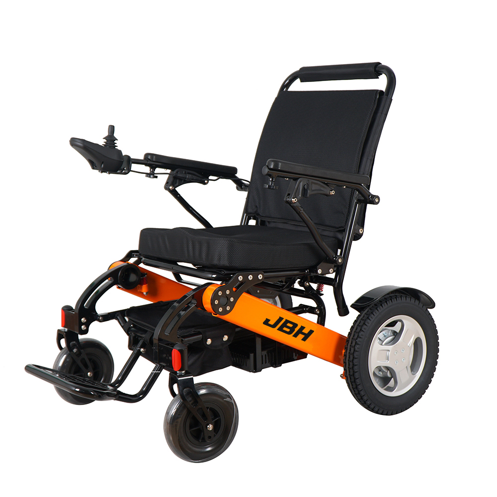JBH Resehopfällbar elektrisk rullstol för äldre